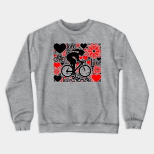 valentine cycling 2024 Crewneck Sweatshirt